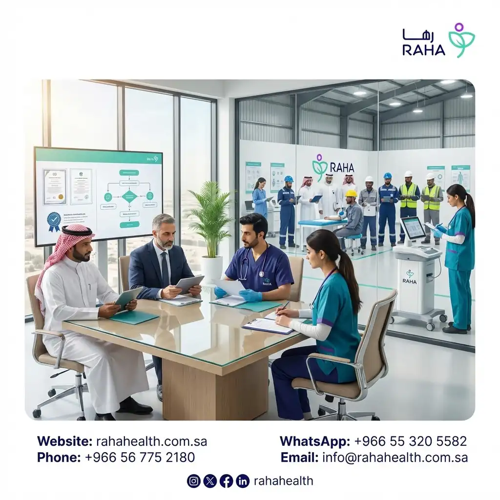 كيف تختار شركة فحوصات طبية معتمدة لمنشأتك؟ | دليل أصحاب الأعمال 2026