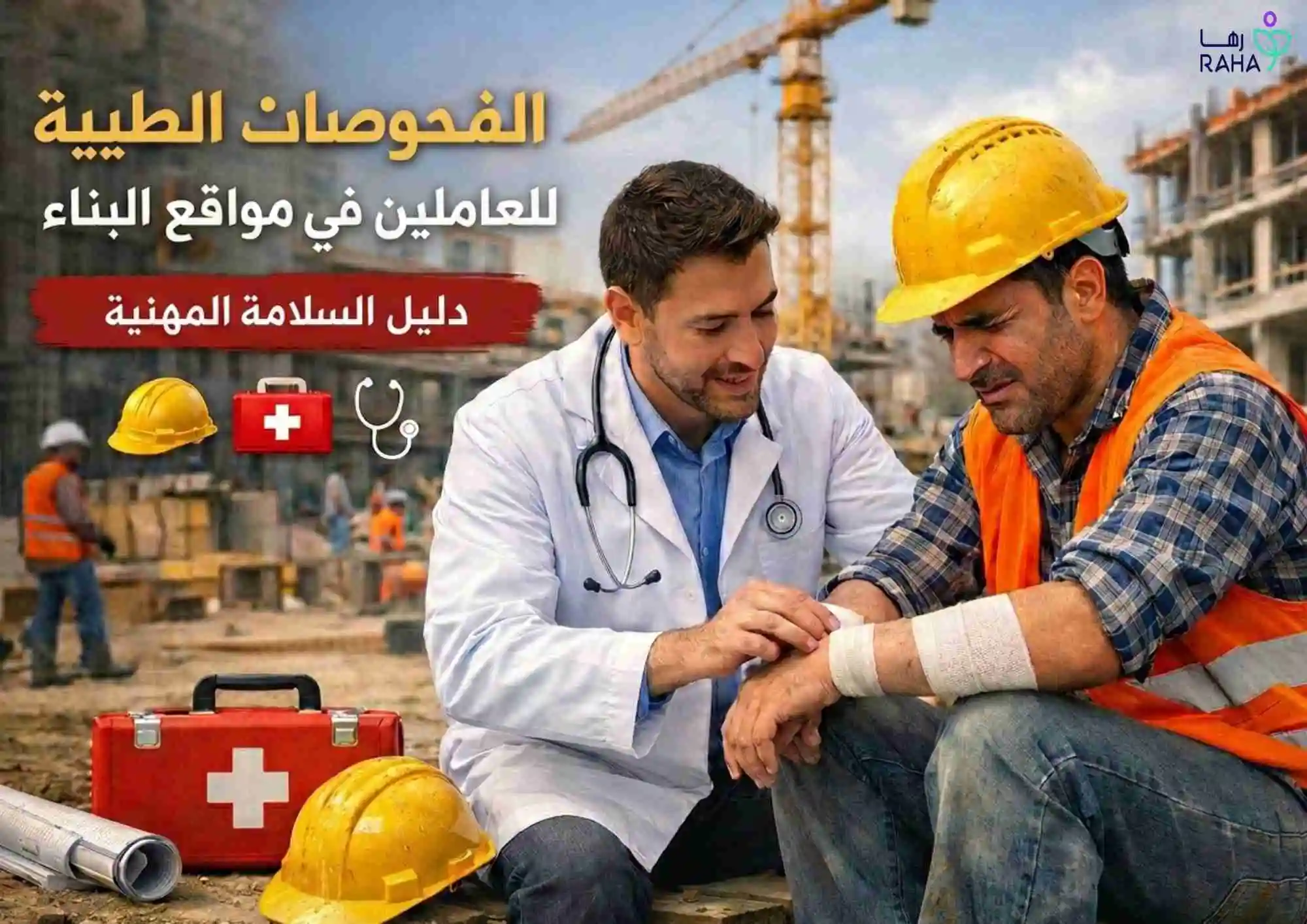 الفحوصات الطبية للعاملين في مواقع البناء