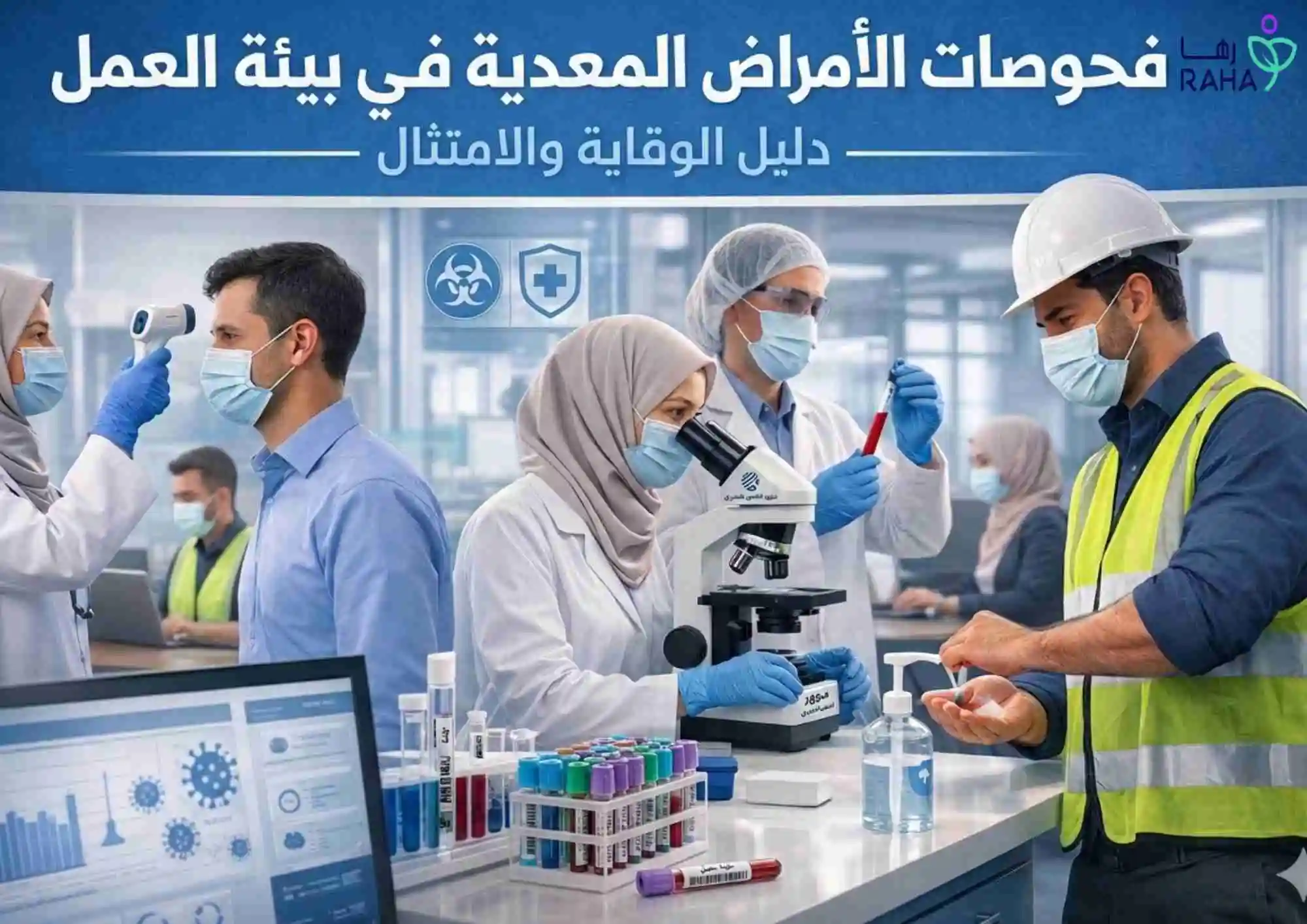 فحوصات الأمراض المعدية في بيئة العمل