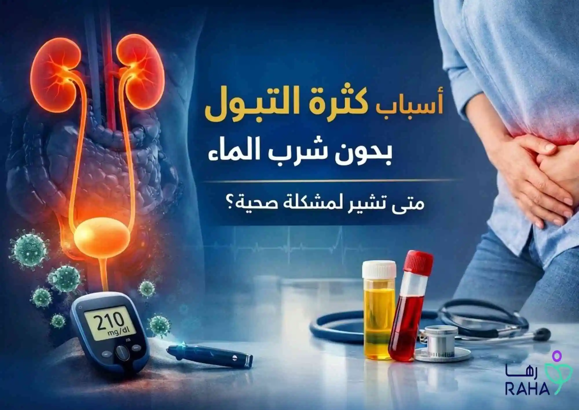 أسباب كثرة التبول بدون شرب الماء